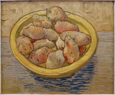 Still Life with Potatoes in Yellow Bowl by Vincent van Gogh
